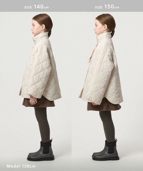 green label relaxing / グリーンレーベル リラクシング その他アウター | 【スタメンシリーズ】フラワーキルト ブルゾン/ キッズ 100cm-160cm | 詳細11