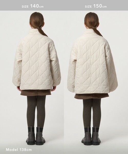 green label relaxing / グリーンレーベル リラクシング その他アウター | 【スタメンシリーズ】フラワーキルト ブルゾン/ キッズ 100cm-160cm | 詳細12