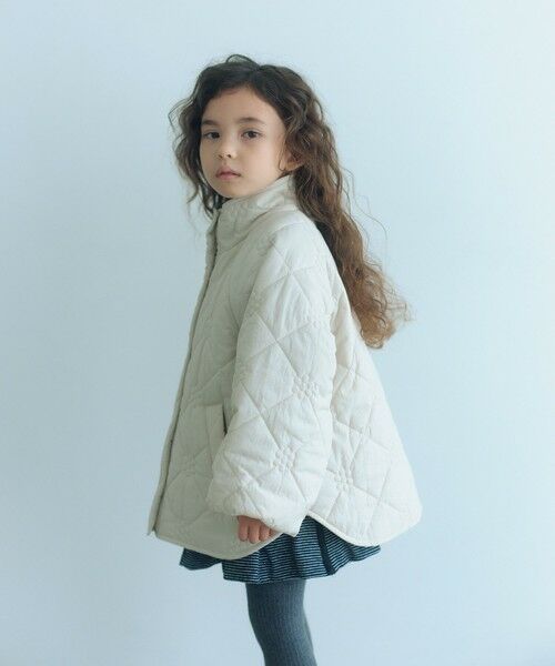 green label relaxing / グリーンレーベル リラクシング その他アウター | 【スタメンシリーズ】フラワーキルト ブルゾン/ キッズ 100cm-160cm | 詳細4