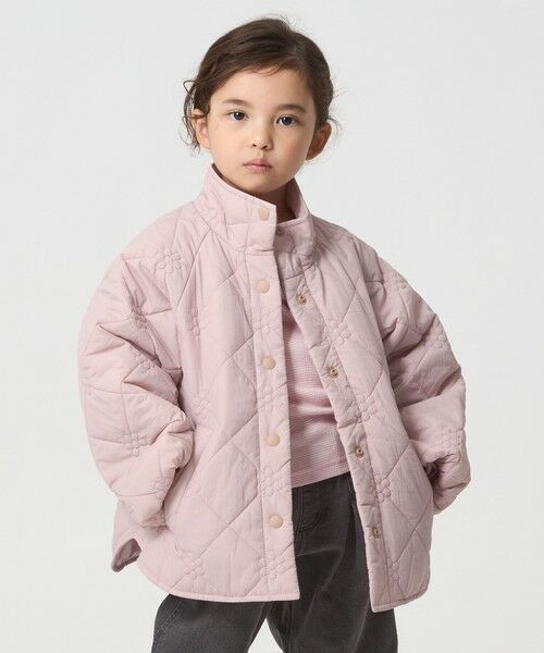 green label relaxing / グリーンレーベル リラクシング その他アウター | 【スタメンシリーズ】フラワーキルト ブルゾン/ キッズ 100cm-160cm | 詳細16