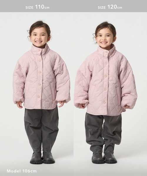 green label relaxing / グリーンレーベル リラクシング その他アウター | 【スタメンシリーズ】フラワーキルト ブルゾン/ キッズ 100cm-160cm | 詳細18