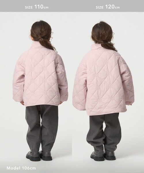 green label relaxing / グリーンレーベル リラクシング その他アウター | 【スタメンシリーズ】フラワーキルト ブルゾン/ キッズ 100cm-160cm | 詳細20