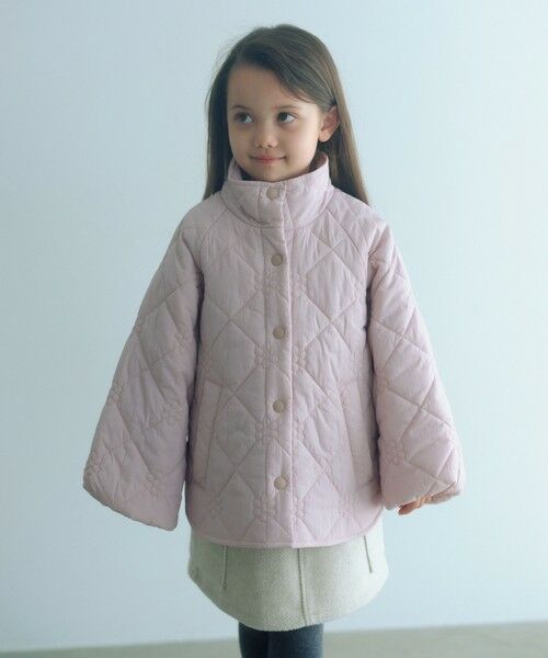 green label relaxing / グリーンレーベル リラクシング その他アウター | 【スタメンシリーズ】フラワーキルト ブルゾン/ キッズ 100cm-160cm | 詳細13