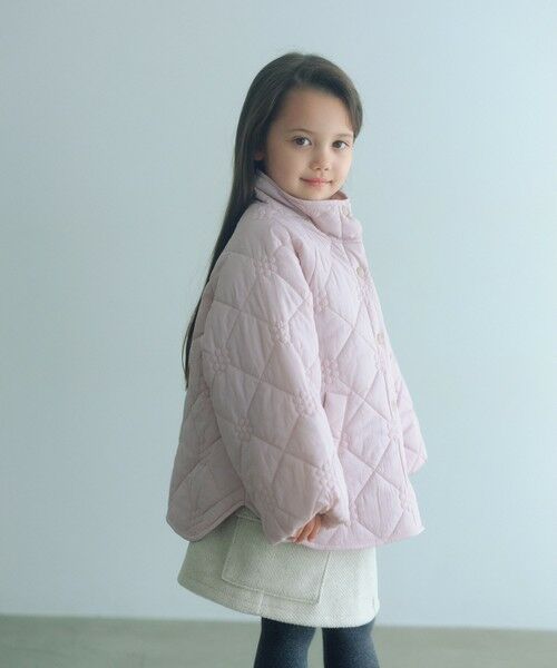 green label relaxing / グリーンレーベル リラクシング その他アウター | 【スタメンシリーズ】フラワーキルト ブルゾン/ キッズ 100cm-160cm | 詳細14