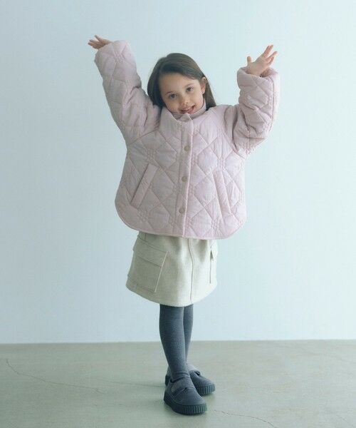 green label relaxing / グリーンレーベル リラクシング その他アウター | 【スタメンシリーズ】フラワーキルト ブルゾン/ キッズ 100cm-160cm | 詳細15