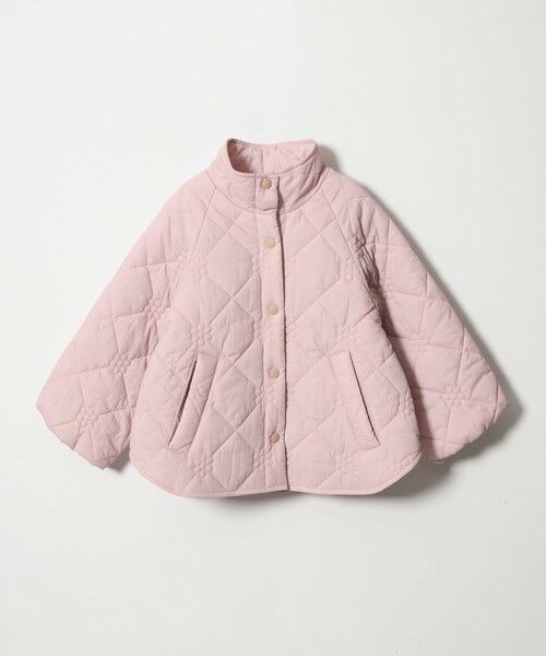 green label relaxing/グリーンレーベル リラクシング 【スタメンシリーズ】フラワーキルト ブルゾン/ キッズ 100cm-160cm LT. PINK 130cm green label relaxing/グリーンレーベル リラクシング 【スタメンシリーズ】フラワーキルト ブルゾン/ キッズ 100cm-160cm LT. PINK 130cm