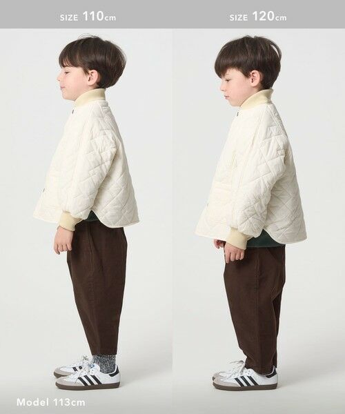 green label relaxing / グリーンレーベル リラクシング その他アウター | 【スタメンシリーズ】ダイヤキルト ブルゾン/ キッズ 100cm-160cm | 詳細4