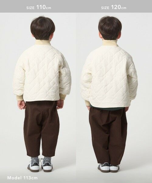 green label relaxing / グリーンレーベル リラクシング その他アウター | 【スタメンシリーズ】ダイヤキルト ブルゾン/ キッズ 100cm-160cm | 詳細5