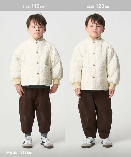 green label relaxing / グリーンレーベル リラクシング その他アウター | 【スタメンシリーズ】ダイヤキルト ブルゾン/ キッズ 100cm-160cm | 詳細3