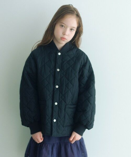 green label relaxing / グリーンレーベル リラクシング その他アウター | 【スタメンシリーズ】ダイヤキルト ブルゾン/ キッズ 100cm-160cm | 詳細11
