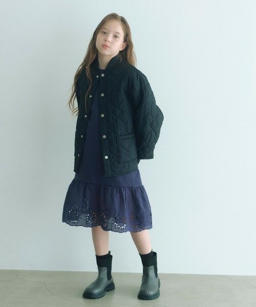 green label relaxing / グリーンレーベル リラクシング その他アウター | 【スタメンシリーズ】ダイヤキルト ブルゾン/ キッズ 100cm-160cm | 詳細12