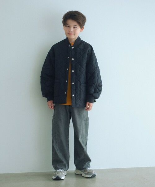 green label relaxing / グリーンレーベル リラクシング その他アウター | 【スタメンシリーズ】ダイヤキルト ブルゾン/ キッズ 100cm-160cm | 詳細13