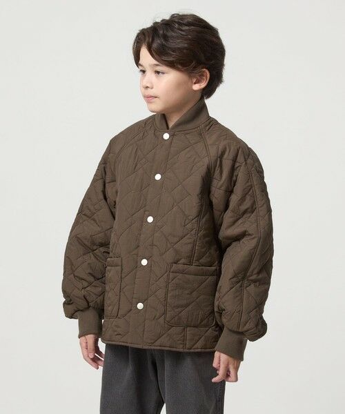 green label relaxing / グリーンレーベル リラクシング その他アウター | 【スタメンシリーズ】ダイヤキルト ブルゾン/ キッズ 100cm-160cm | 詳細17