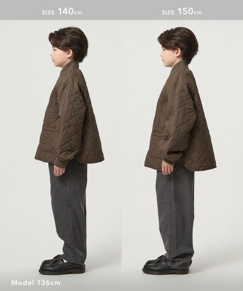 green label relaxing / グリーンレーベル リラクシング その他アウター | 【スタメンシリーズ】ダイヤキルト ブルゾン/ キッズ 100cm-160cm | 詳細20