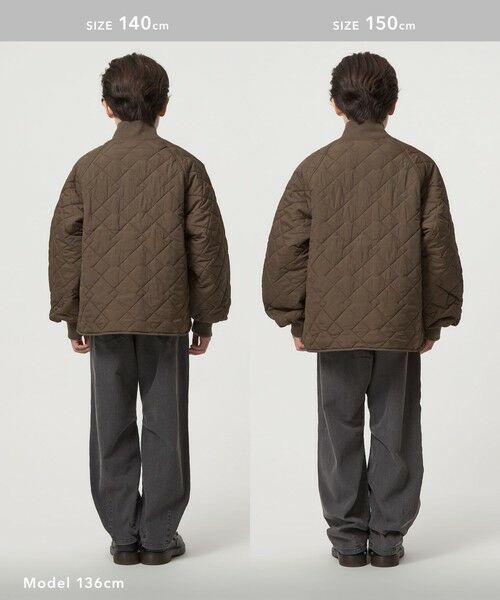 green label relaxing / グリーンレーベル リラクシング その他アウター | 【スタメンシリーズ】ダイヤキルト ブルゾン/ キッズ 100cm-160cm | 詳細21
