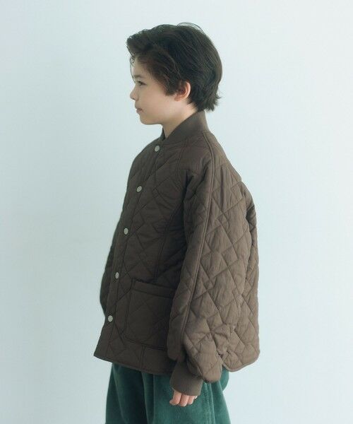 green label relaxing / グリーンレーベル リラクシング その他アウター | 【スタメンシリーズ】ダイヤキルト ブルゾン/ キッズ 100cm-160cm | 詳細15