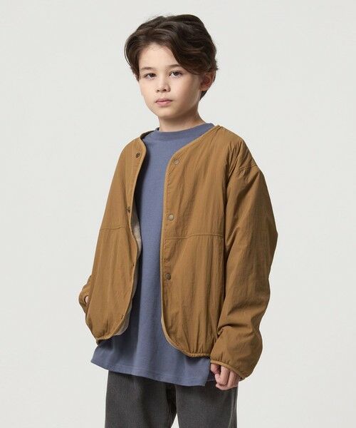 green label relaxing / グリーンレーベル リラクシング その他アウター | 【スタメンシリーズ】フリースリバー ブルゾン  / キッズ  撥水 100cm-160cm | 詳細6