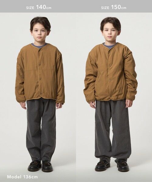 green label relaxing / グリーンレーベル リラクシング その他アウター | 【スタメンシリーズ】フリースリバー ブルゾン  / キッズ  撥水 100cm-160cm | 詳細8