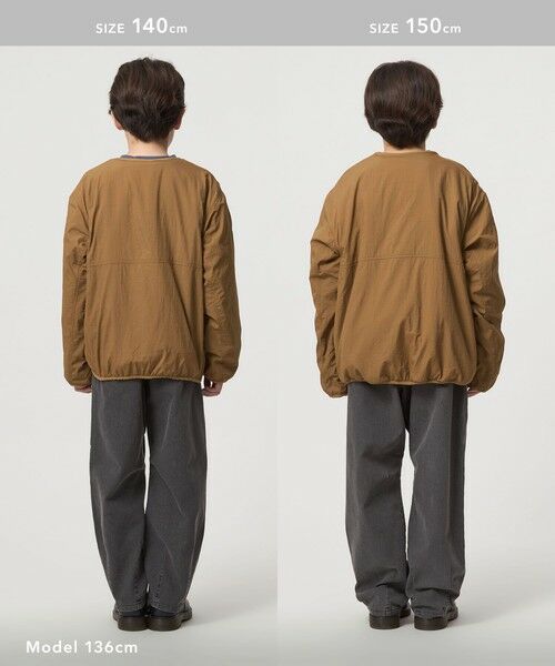 green label relaxing / グリーンレーベル リラクシング その他アウター | 【スタメンシリーズ】フリースリバー ブルゾン  / キッズ  撥水 100cm-160cm | 詳細10
