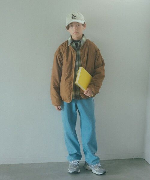 green label relaxing / グリーンレーベル リラクシング その他アウター | 【スタメンシリーズ】フリースリバー ブルゾン  / キッズ  撥水 100cm-160cm | 詳細3