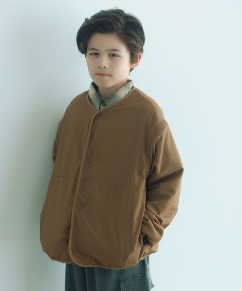green label relaxing / グリーンレーベル リラクシング その他アウター | 【スタメンシリーズ】フリースリバー ブルゾン  / キッズ  撥水 100cm-160cm | 詳細4