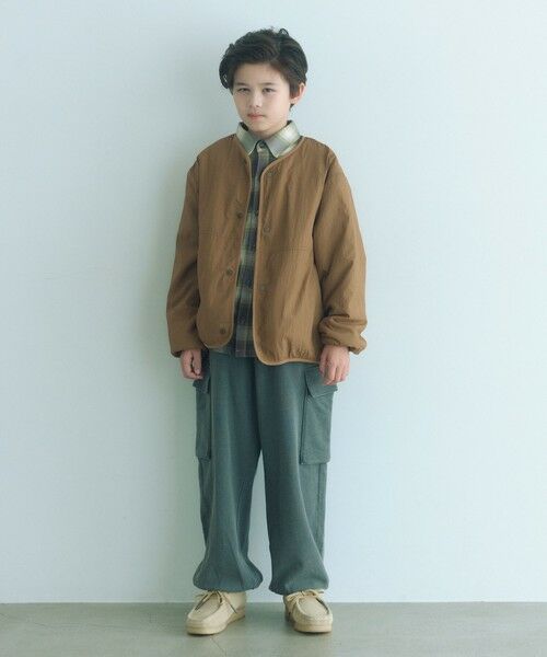 green label relaxing / グリーンレーベル リラクシング その他アウター | 【スタメンシリーズ】フリースリバー ブルゾン  / キッズ  撥水 100cm-160cm | 詳細5