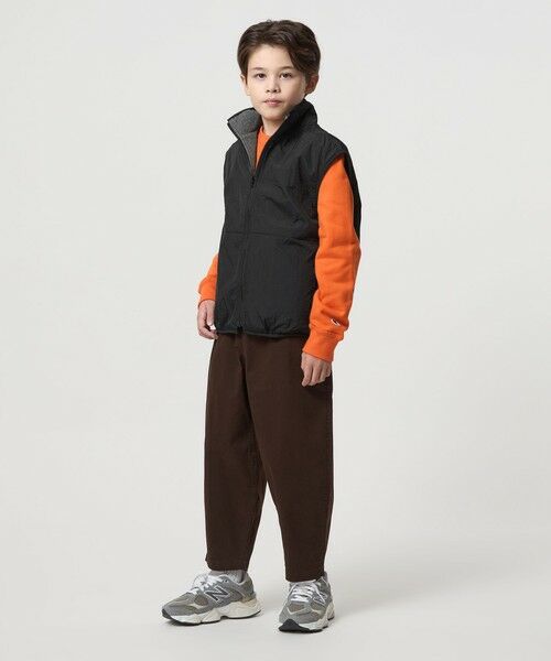 green label relaxing / グリーンレーベル リラクシング ベスト | 【スタメンシリーズ】フリース リバーベスト / キッズ 撥水 100cm-160cm | 詳細3
