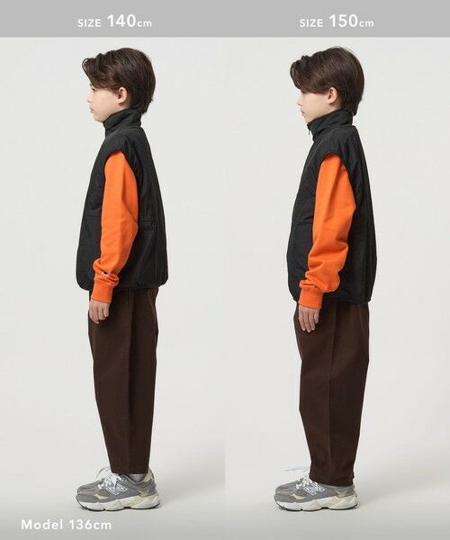 green label relaxing / グリーンレーベル リラクシング ベスト | 【スタメンシリーズ】フリース リバーベスト / キッズ 撥水 100cm-160cm | 詳細5