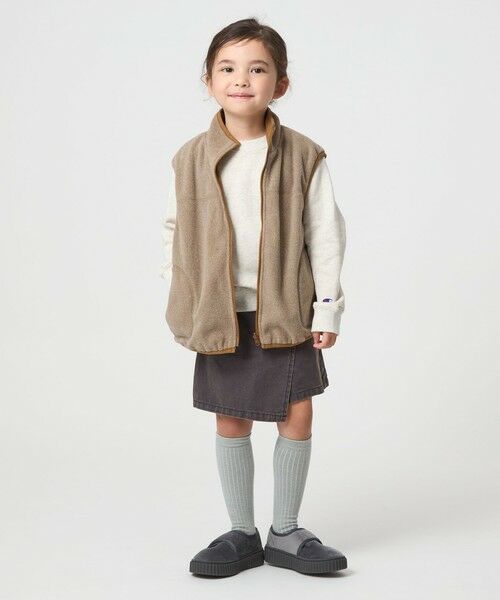 green label relaxing / グリーンレーベル リラクシング ベスト | 【スタメンシリーズ】フリース リバーベスト / キッズ 撥水 100cm-160cm | 詳細14