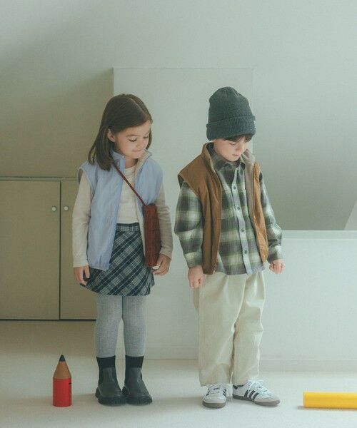 green label relaxing / グリーンレーベル リラクシング ベスト | 【スタメンシリーズ】フリース リバーベスト / キッズ 撥水 100cm-160cm | 詳細19