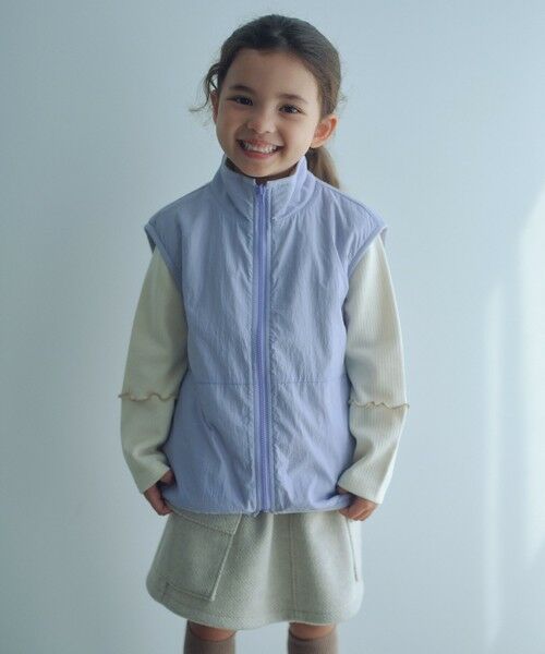 green label relaxing / グリーンレーベル リラクシング ベスト | 【スタメンシリーズ】フリース リバーベスト / キッズ 撥水 100cm-160cm | 詳細20