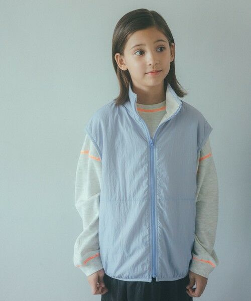 green label relaxing/グリーンレーベル リラクシング 【スタメンシリーズ】フリース リバーベスト / キッズ 撥水 100cm-160cm LILAC 140cm green label relaxing/グリーンレーベル リラクシング 【スタメンシリーズ】フリース リバーベスト / キッズ 撥水 100cm-160cm LILAC 140cm