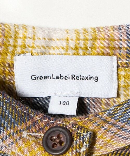 green label relaxing / グリーンレーベル リラクシング ロング・マキシ丈ワンピース | オンブレチェック ワンピース / キッズ 100cm-160cm | 詳細13