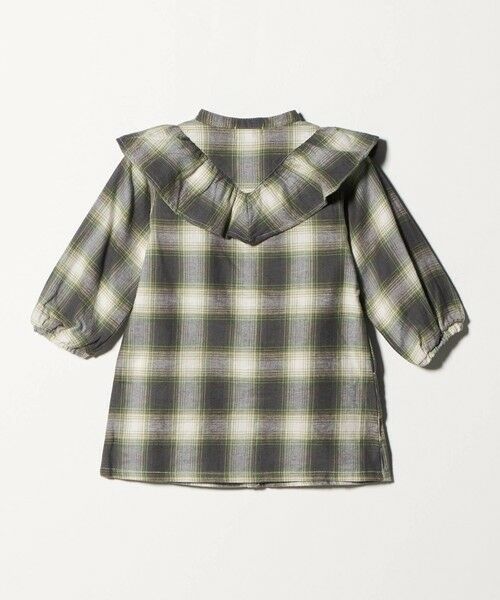 green label relaxing / グリーンレーベル リラクシング ロング・マキシ丈ワンピース | オンブレチェック ワンピース / キッズ 100cm-160cm | 詳細22