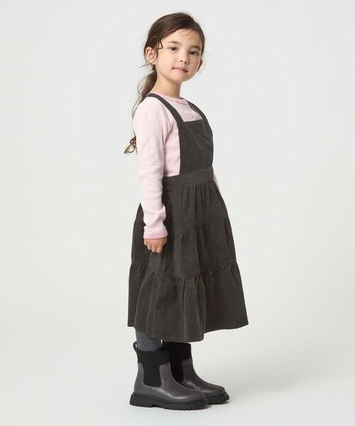 green label relaxing / グリーンレーベル リラクシング ロング・マキシ丈ワンピース | コーデュロイ ジャンパースカート / キッズ 100cm-160cm | 詳細1