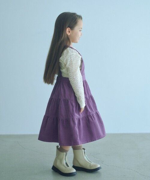 green label relaxing / グリーンレーベル リラクシング ロング・マキシ丈ワンピース | コーデュロイ ジャンパースカート / キッズ 100cm-160cm | 詳細9