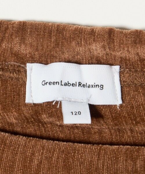 green label relaxing / グリーンレーベル リラクシング ロング・マキシ丈ワンピース | ビッグポケット ボックス ワンピース / キッズ 120cm-160cm | 詳細11