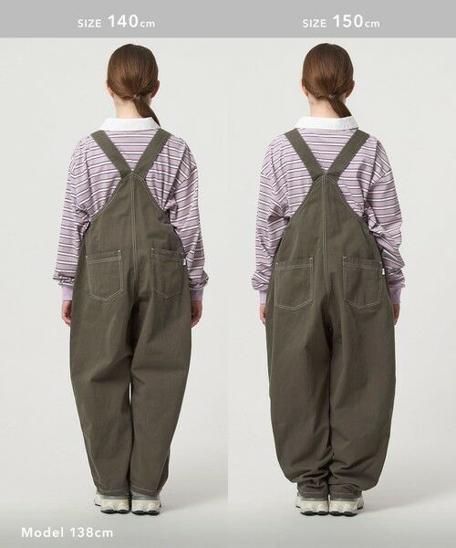 green label relaxing / グリーンレーベル リラクシング ドレス | バレル サロペット / キッズ  120cm-160cm | 詳細9