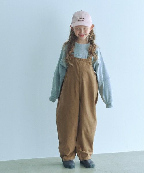 green label relaxing / グリーンレーベル リラクシング ドレス | バレル サロペット / キッズ  120cm-160cm | 詳細14