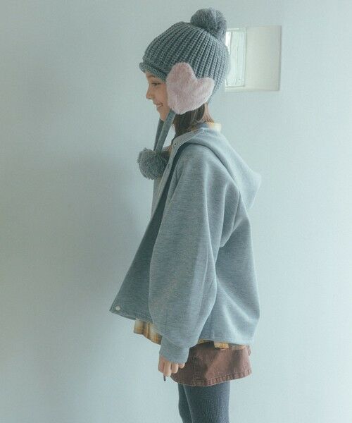 green label relaxing / グリーンレーベル リラクシング パーカー | 【スタメンシリーズ】ダンボール フード ハオリ / パーカー / キッズ  100cm-160cm | 詳細2