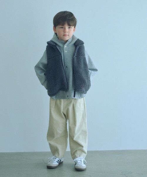 green label relaxing / グリーンレーベル リラクシング パーカー | 【スタメンシリーズ】ダンボール フード ハオリ / パーカー / キッズ  100cm-160cm | 詳細3