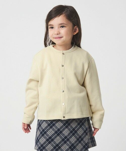 green label relaxing / グリーンレーベル リラクシング カーディガン・ボレロ | ウラケ カーディガン / キッズ 100cm-160cm | 詳細6