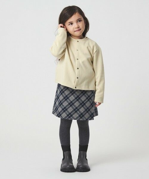 green label relaxing / グリーンレーベル リラクシング カーディガン・ボレロ | ウラケ カーディガン / キッズ 100cm-160cm | 詳細7