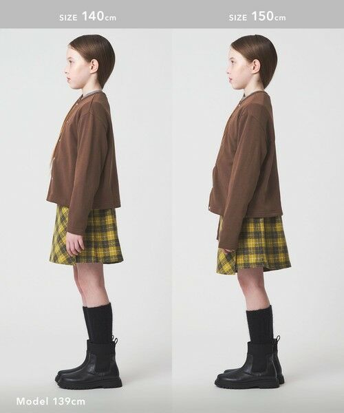 green label relaxing / グリーンレーベル リラクシング カーディガン・ボレロ | ウラケ カーディガン / キッズ 100cm-160cm | 詳細18