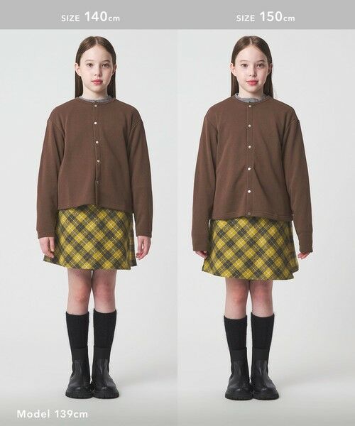 green label relaxing / グリーンレーベル リラクシング カーディガン・ボレロ | ウラケ カーディガン / キッズ 100cm-160cm | 詳細17