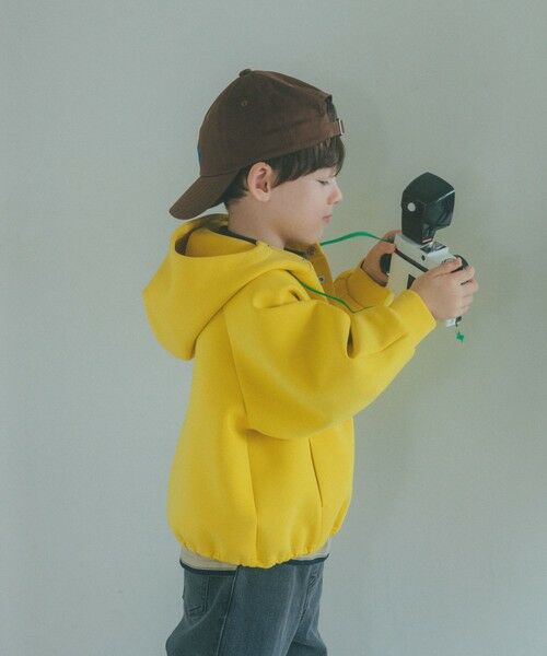 green label relaxing / グリーンレーベル リラクシング パーカー | 【スタメンシリーズ】ダンボール フード ハオリ / パーカー / キッズ  100cm-160cm | 詳細1