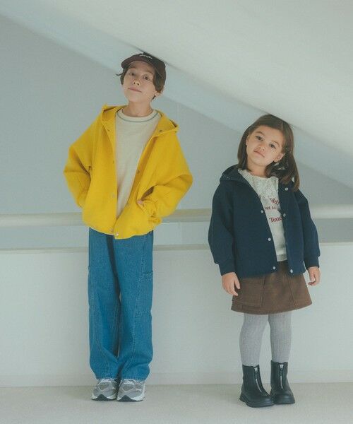 green label relaxing / グリーンレーベル リラクシング パーカー | 【スタメンシリーズ】ダンボール フード ハオリ / パーカー / キッズ  100cm-160cm | 詳細19