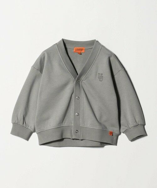 green label relaxing/グリーンレーベル リラクシング 【別注】<UNIVERSAL OVERALL>Vネック 裏毛 カーディガン / キッズ 100cm-130cm MD. GRAY 100cm-110cm(XS) green label relaxing/グリーンレーベル リラクシング 【別注】<UNIVERSAL OVERALL>Vネック 裏毛 カーディガン / キッズ 100cm-130cm MD. GRAY 100cm-110cm(XS)