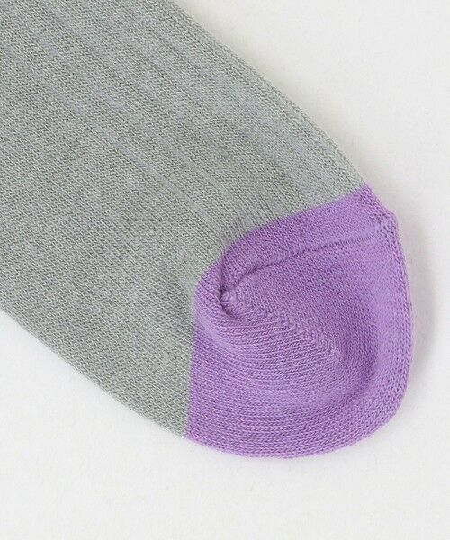 green label relaxing / グリーンレーベル リラクシング ソックス | リブ ハイソックス / 靴下 17cm-19cm | 詳細2