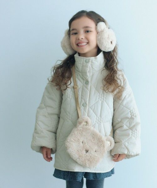 green label relaxing / グリーンレーベル リラクシング ネックウォーマー・イヤーマフ | ＜Rockahula Kids＞クマ型 イヤマフ / Bear Earmuffs / キッズ | 詳細1